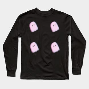 lil ghost pattern Long Sleeve T-Shirt